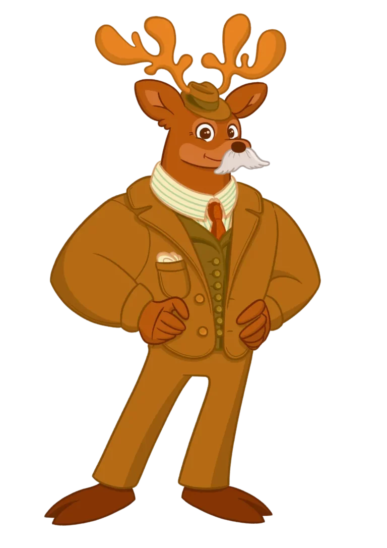 Mascotte Animathlon - Cerfs de couberpins